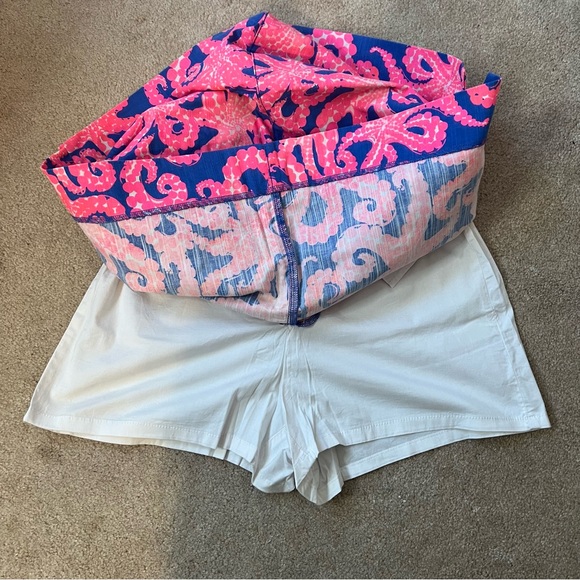 Lilly Pulitzer Nicki Skort Size 10 NWOT Ikat Blue Mocean Rare Print - Picture 4 of 7
